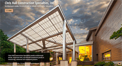 Desktop Screenshot of chrishallconstruction.com